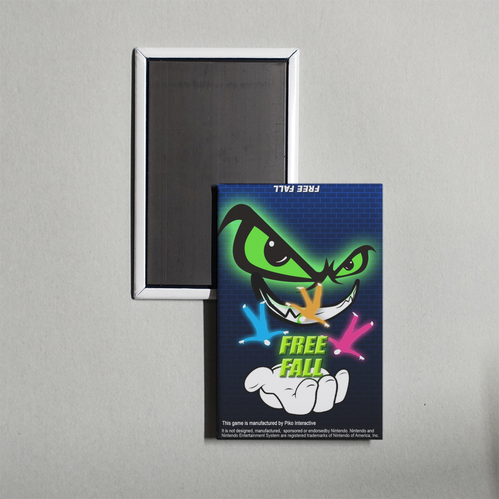 Nintendo NES Free Fall Mini Video Game Fridge Magnet