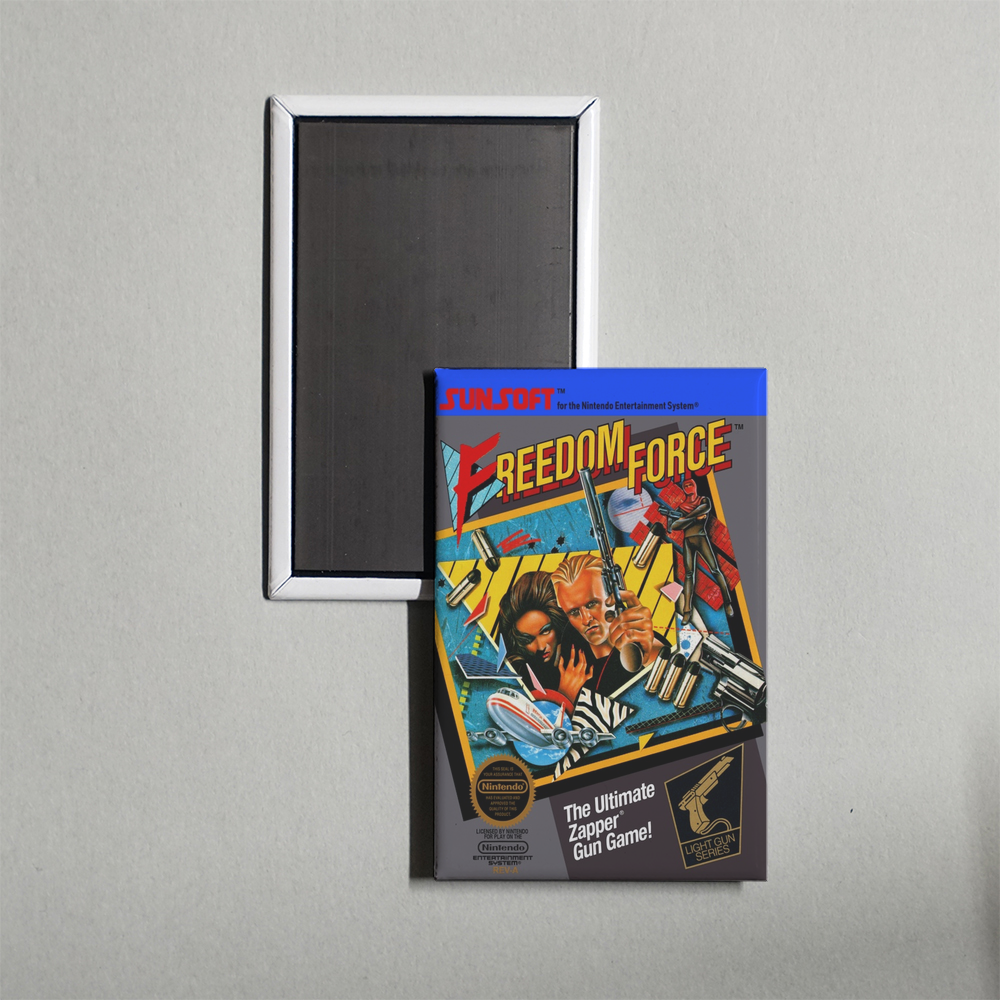 Nintendo NES Freedom Force Mini Video Game Fridge Magnet