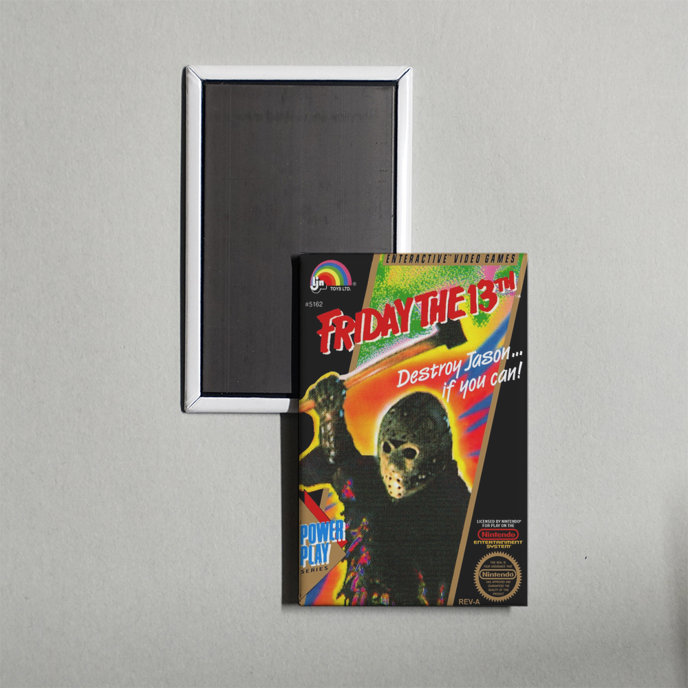 Nintendo NES Friday the 13th Mini Video Game Fridge Magnet