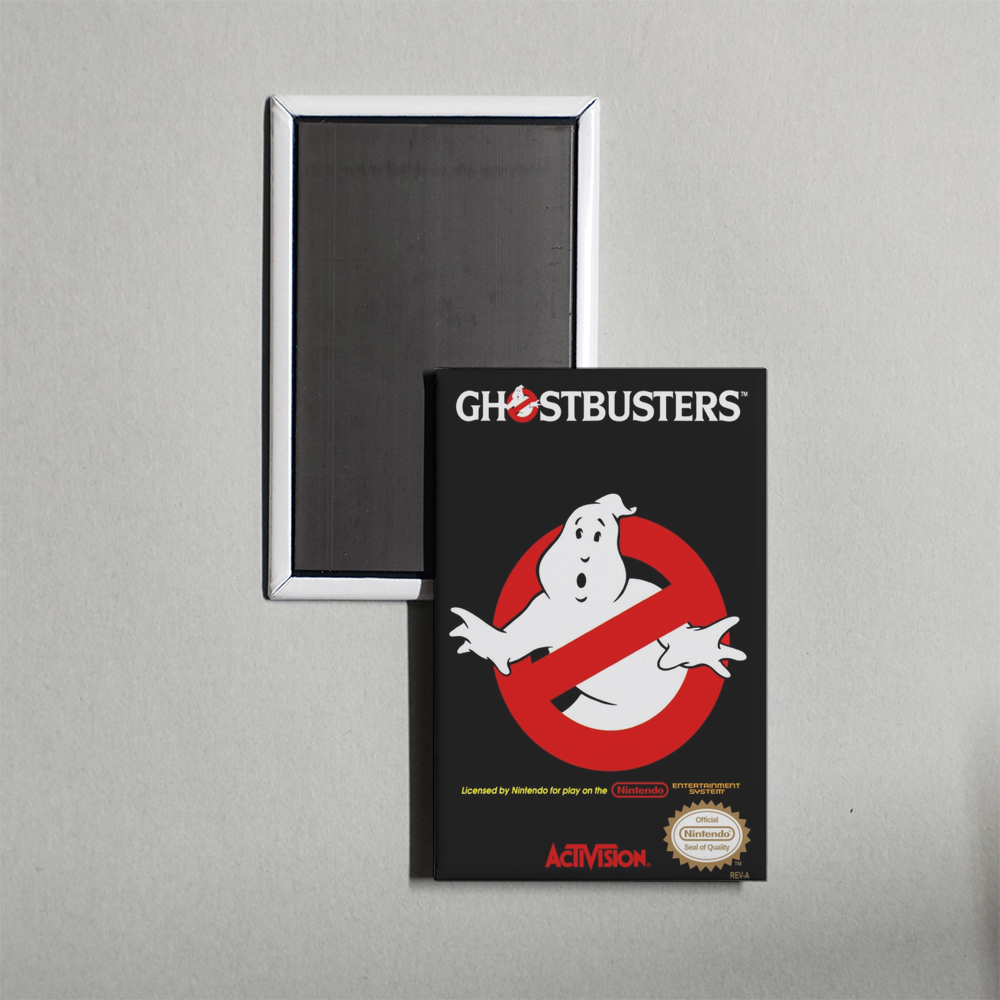Nintendo NES Ghostbusters Mini Video Game Fridge Magnet