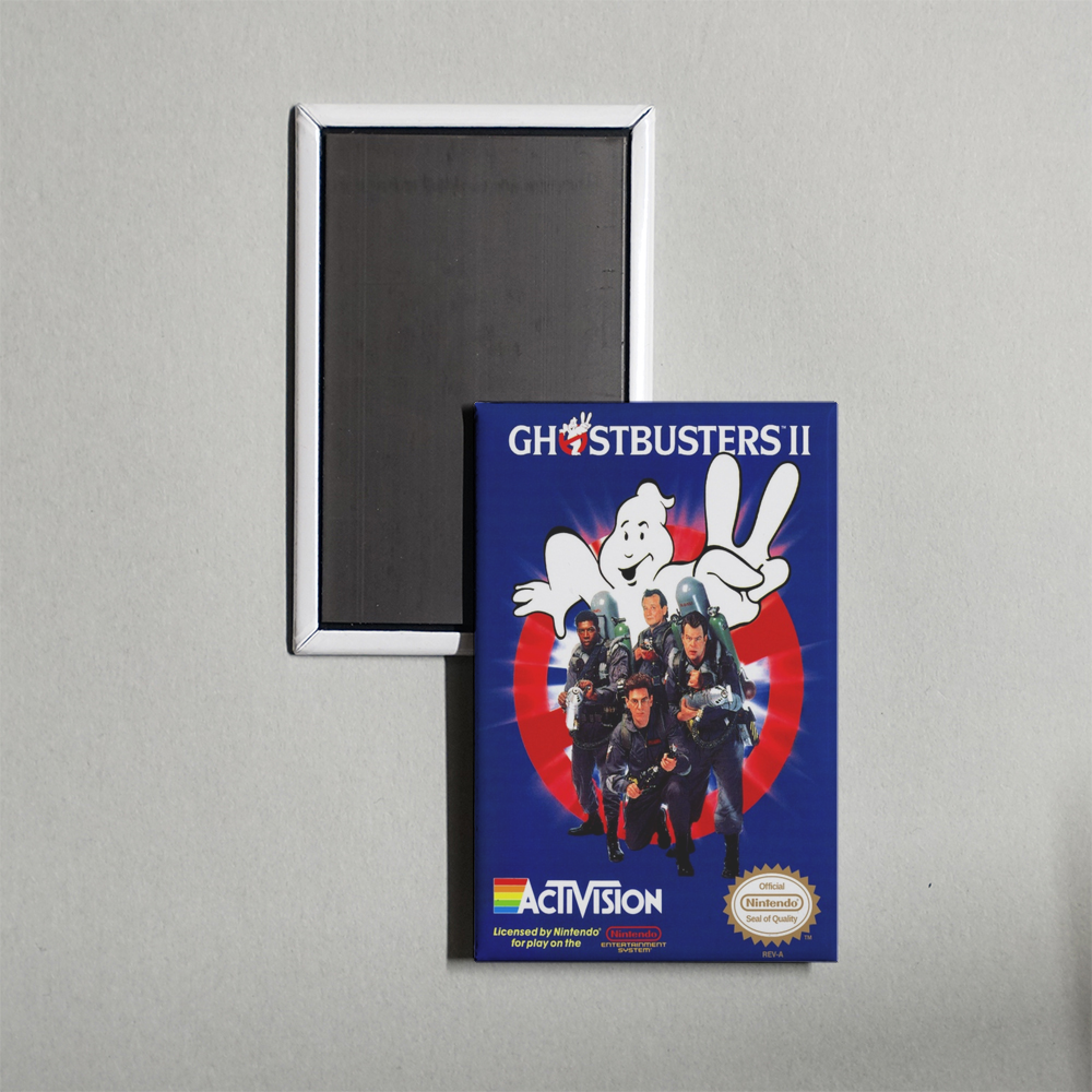 Nintendo NES Ghostbusters II Mini Video Game Fridge Magnet