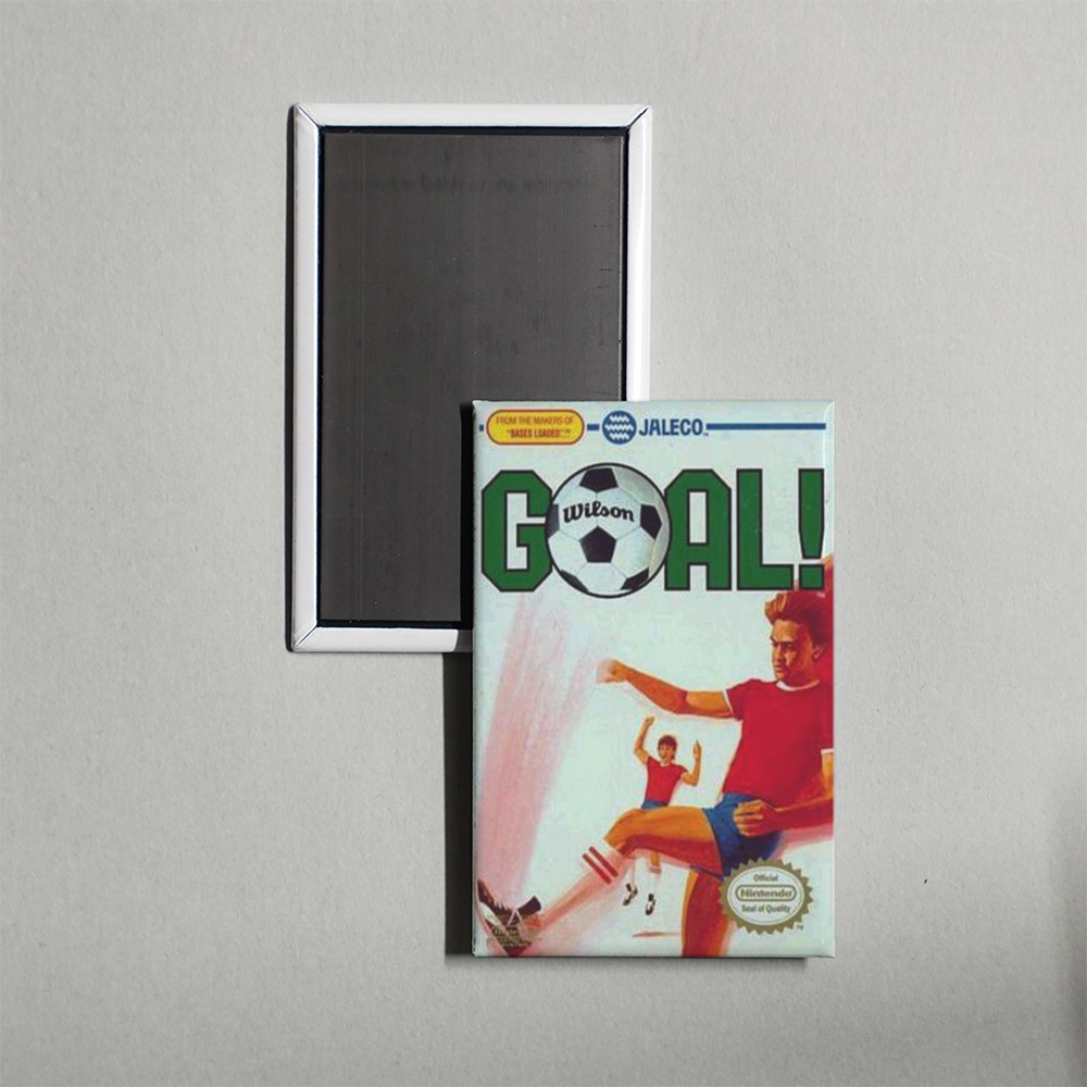 Nintendo NES Goal! Mini Video Game Fridge Magnet