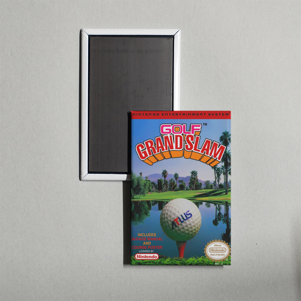 Nintendo NES Golf Grand Slam Mini Video Game Fridge Magnet