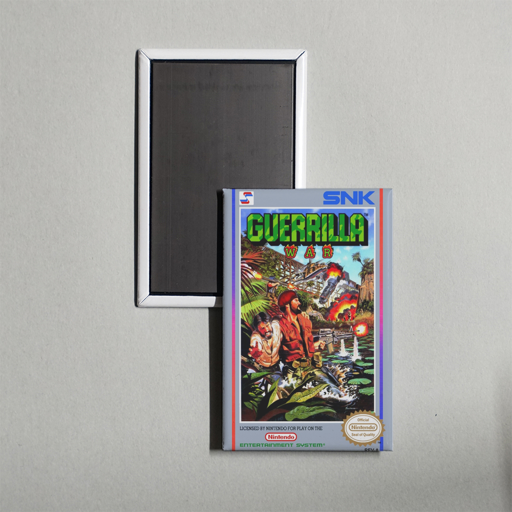Nintendo NES Guerrilla War Mini Video Game Fridge Magnet