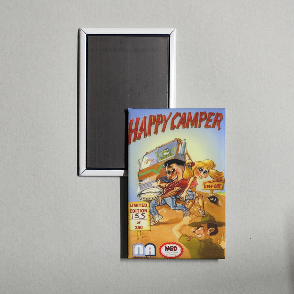Nintendo NES Happy Camper Mini Video Game Fridge Magnet