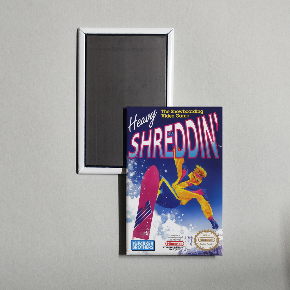Nintendo NES Heavy Shreddin' Mini Video Game Fridge Magnet