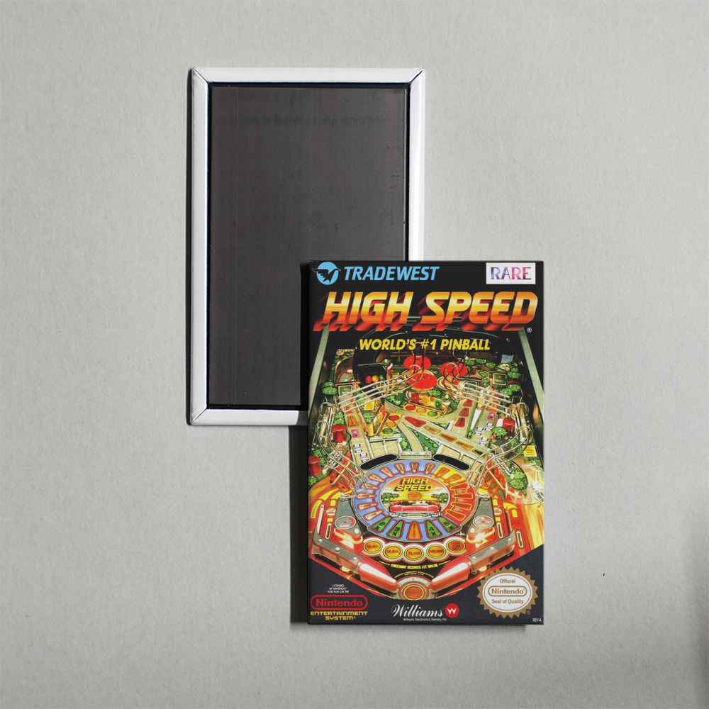 Nintendo NES High Speed Mini Video Game Fridge Magnet