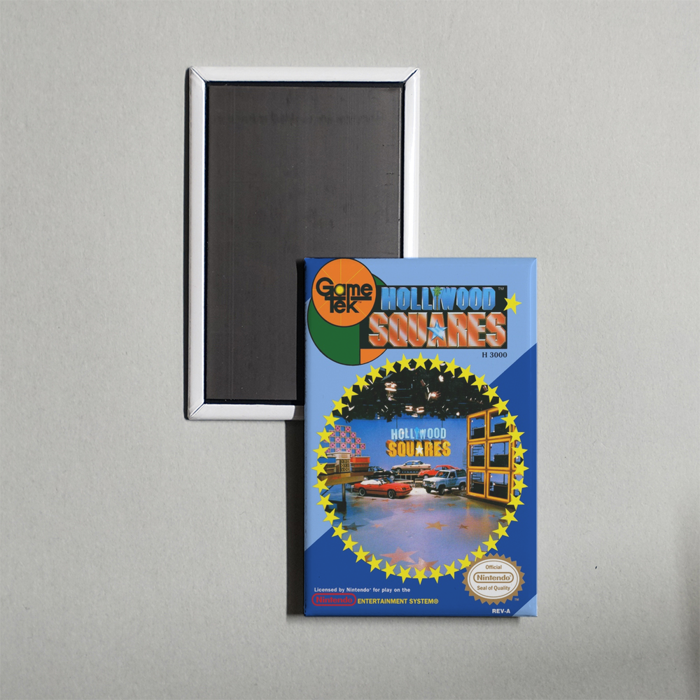 Nintendo NES Hollywood Squares Mini Video Game Fridge Magnet