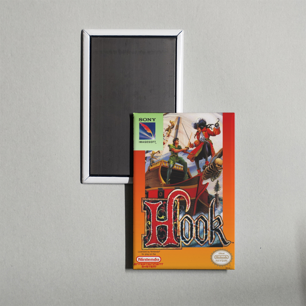 Nintendo NES Hook Mini Video Game Fridge Magnet