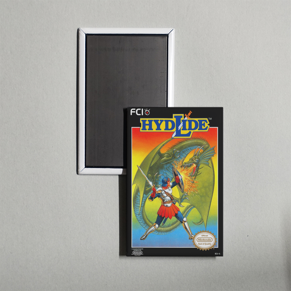 Nintendo NES Hydlide Mini Video Game Fridge Magnet