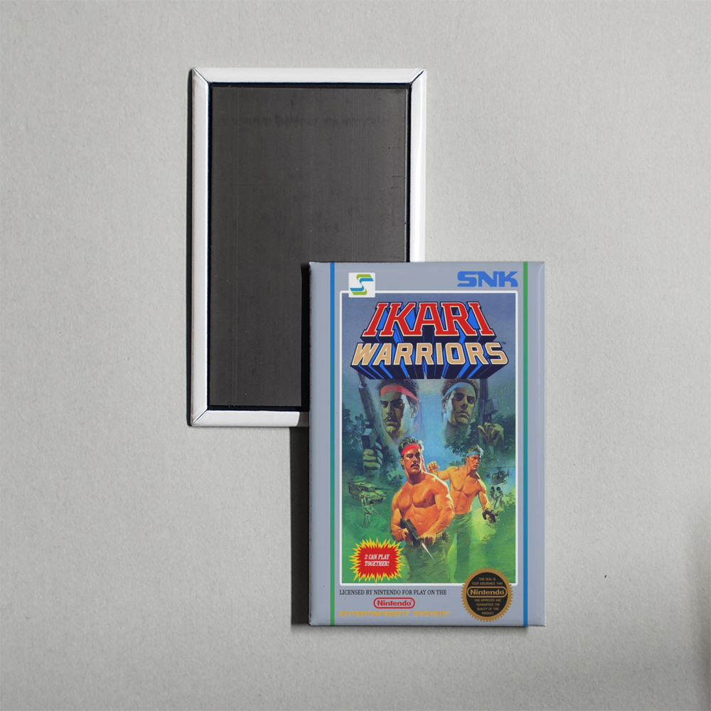 Nintendo NES Ikari Warriors Mini Video Game Fridge Magnet