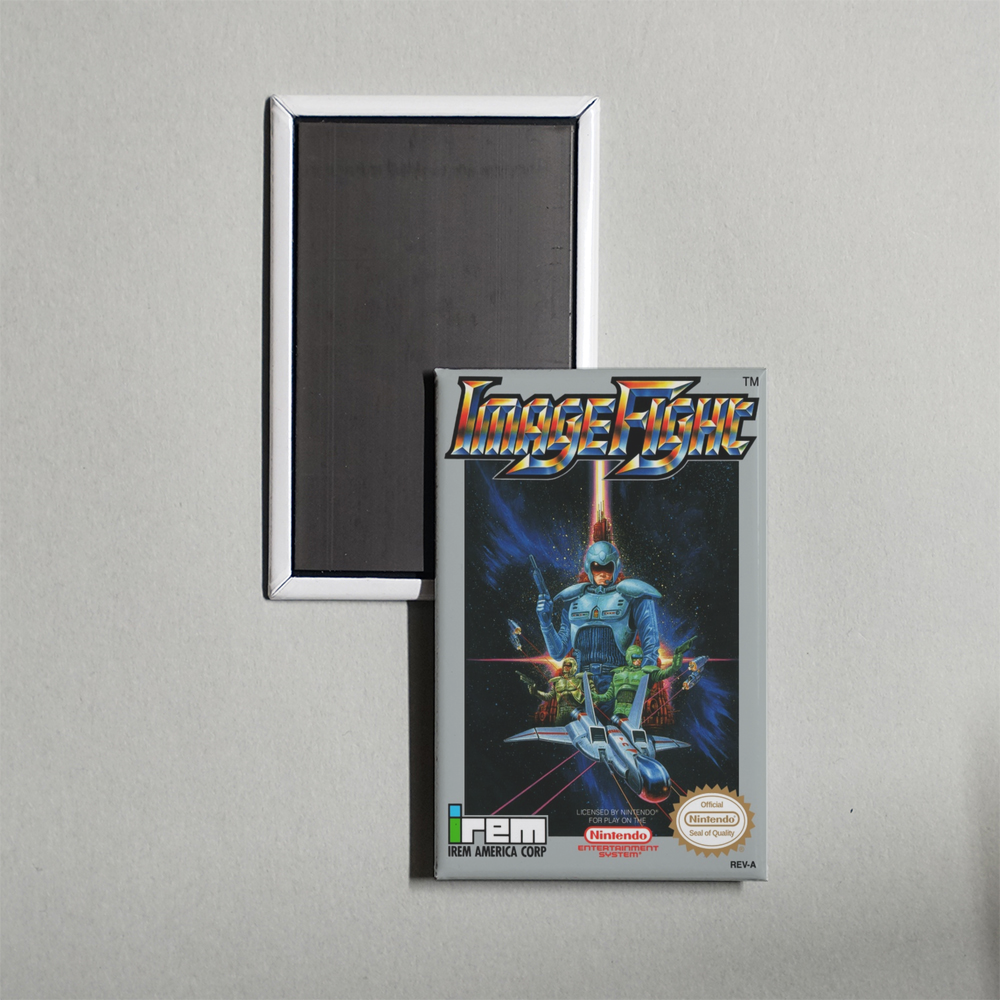 Nintendo NES Image Fight Mini Video Game Fridge Magnet