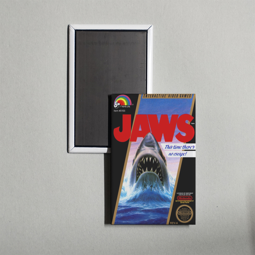 Nintendo NES Jaws Mini Video Game Fridge Magnet