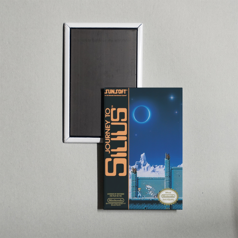 Nintendo NES Journey to Silius Mini Video Game Fridge Magnet