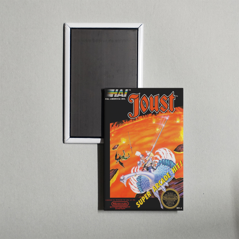 Nintendo NES Joust Mini Video Game Fridge Magnet
