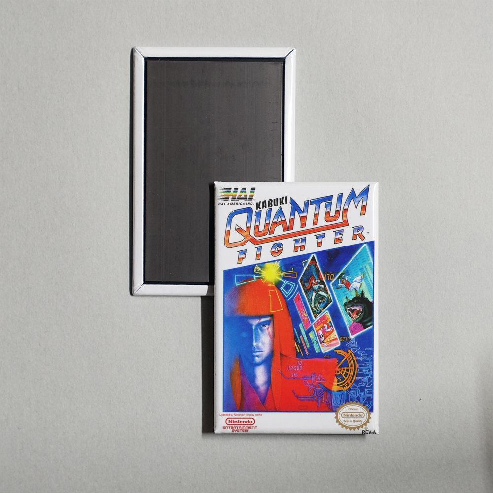 Nintendo NES Kabuki - Quantum Fighter Mini Video Game Fridge Magnet