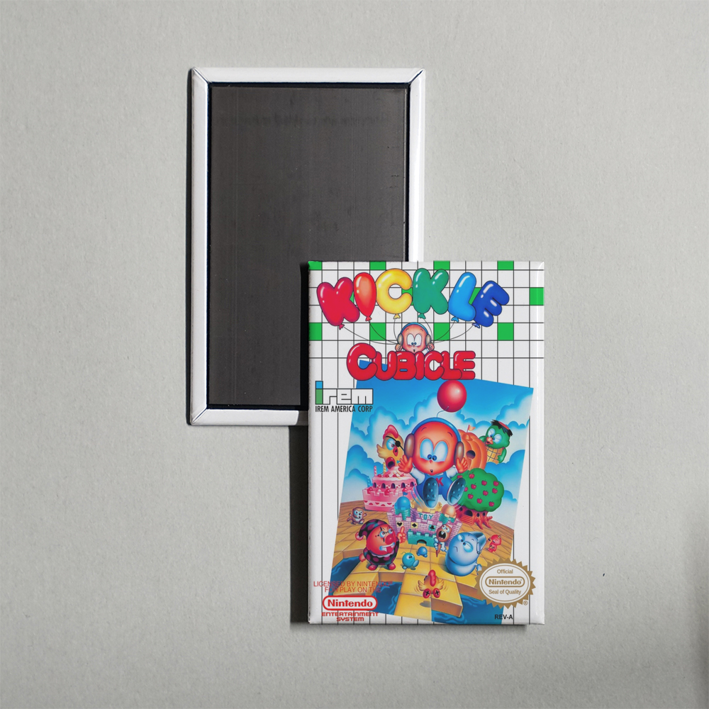 Nintendo NES Kickle Cubicle Mini Video Game Fridge Magnet