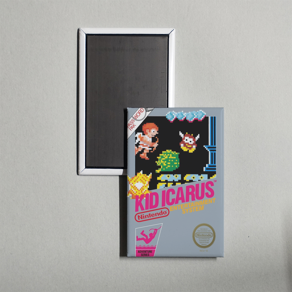 Nintendo NES Kid Icarus Mini Video Game Fridge Magnet