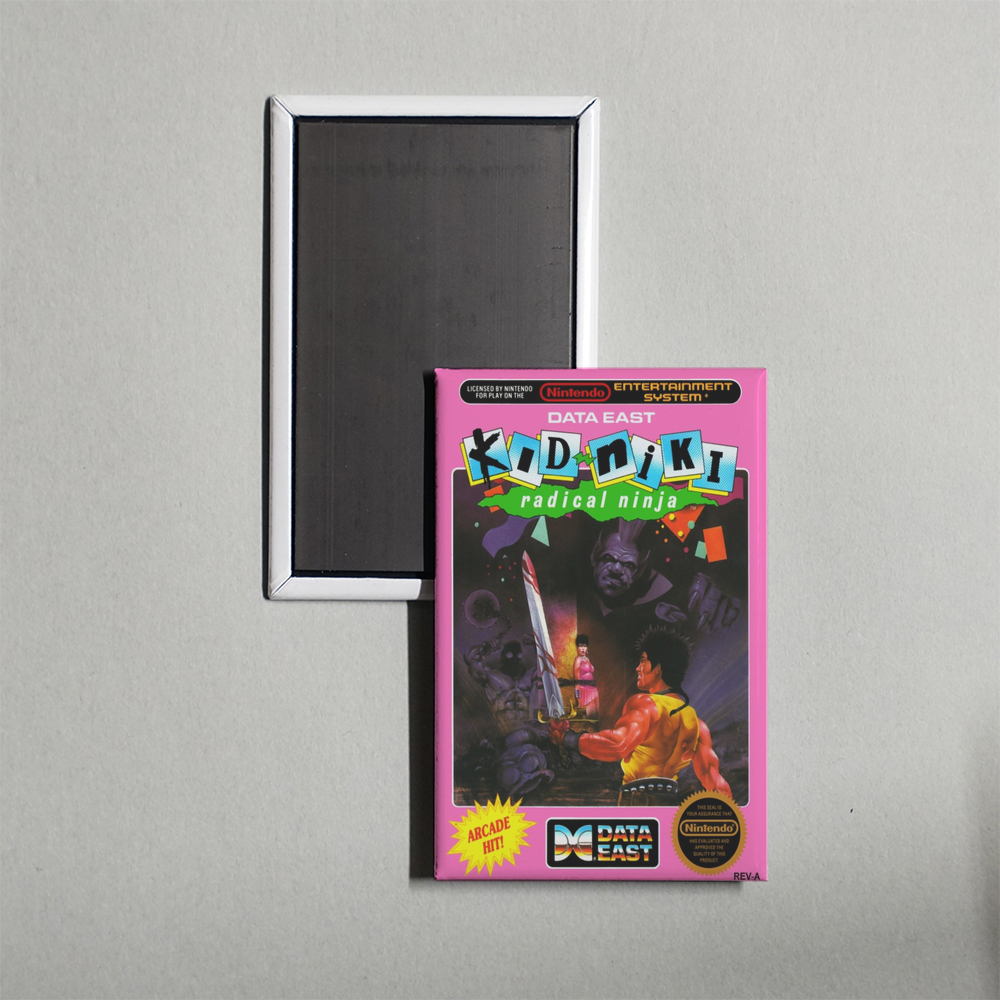 Nintendo NES Kid Niki - Radical Ninja Mini Video Game Fridge Magnet