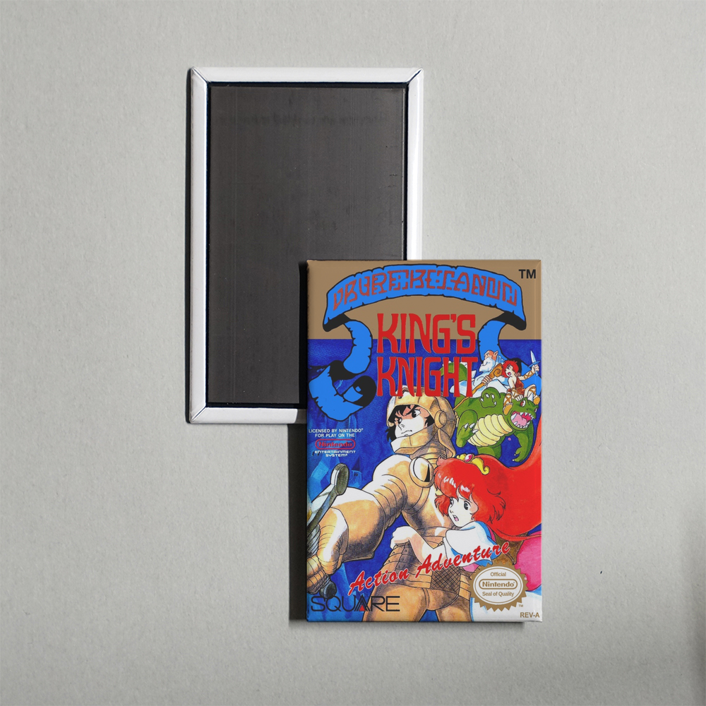 Nintendo NES King's Knight Mini Video Game Fridge Magnet