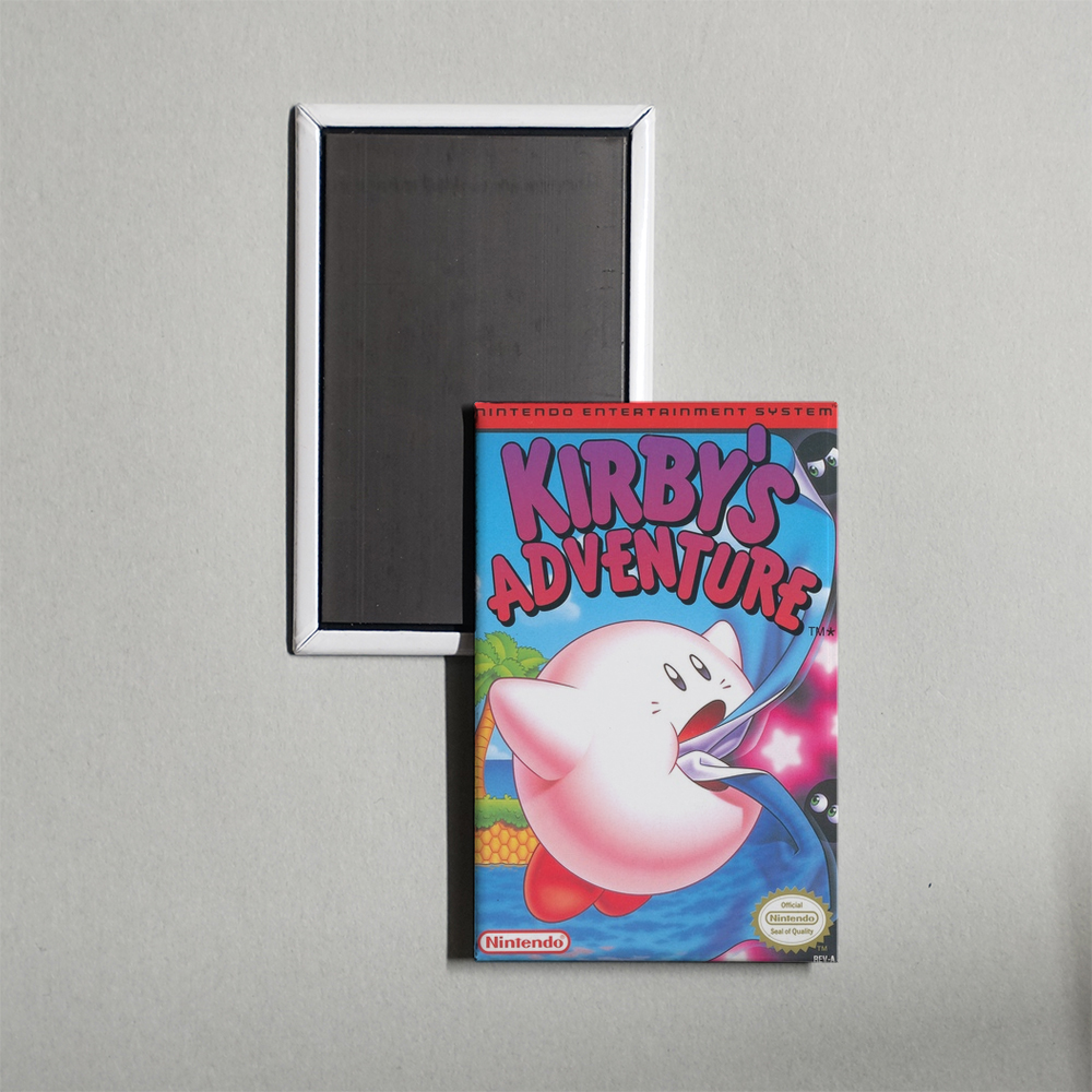 Nintendo NES Kirby's Adventure Mini Video Game Fridge Magnet