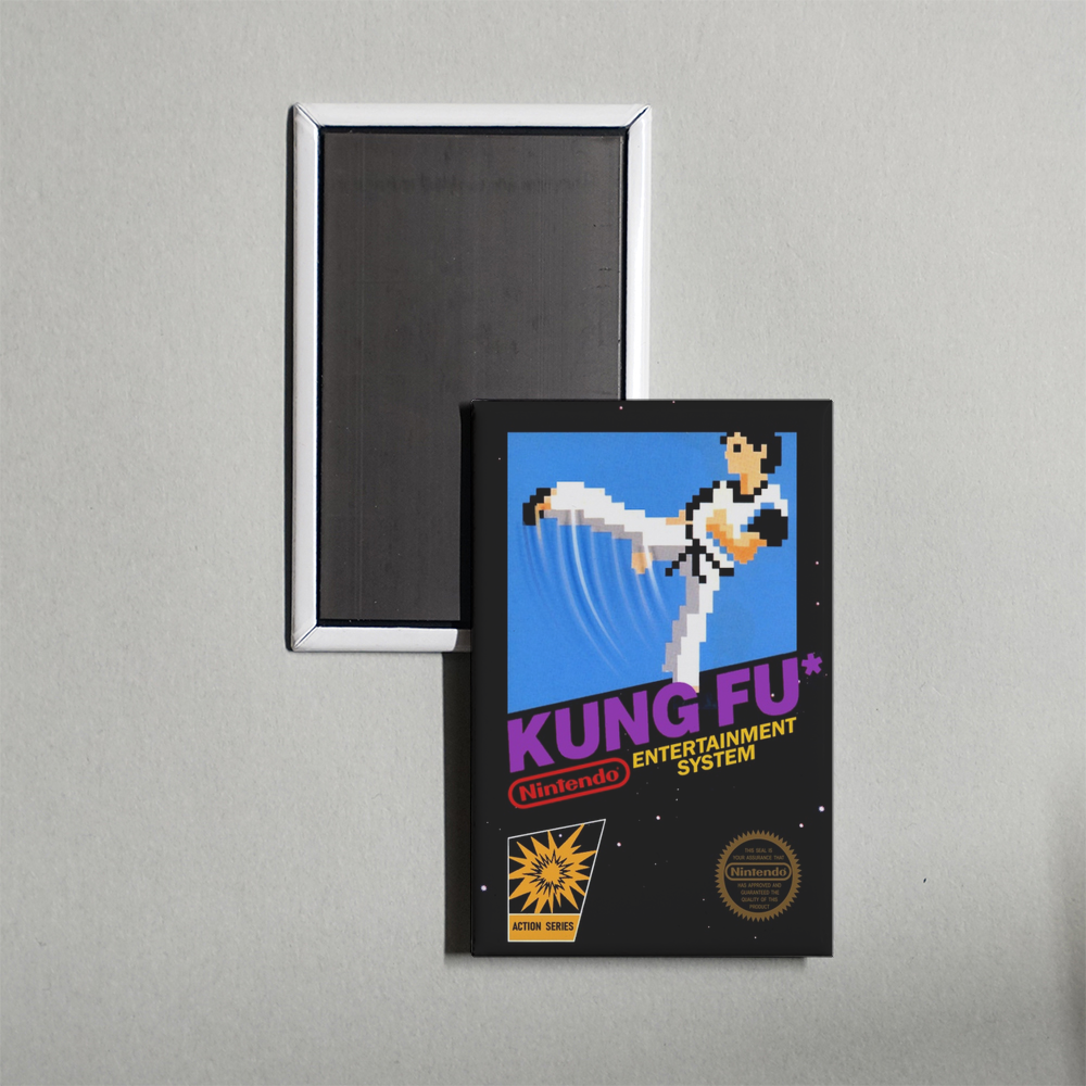 Nintendo NES Kung Fu Mini Video Game Fridge Magnet