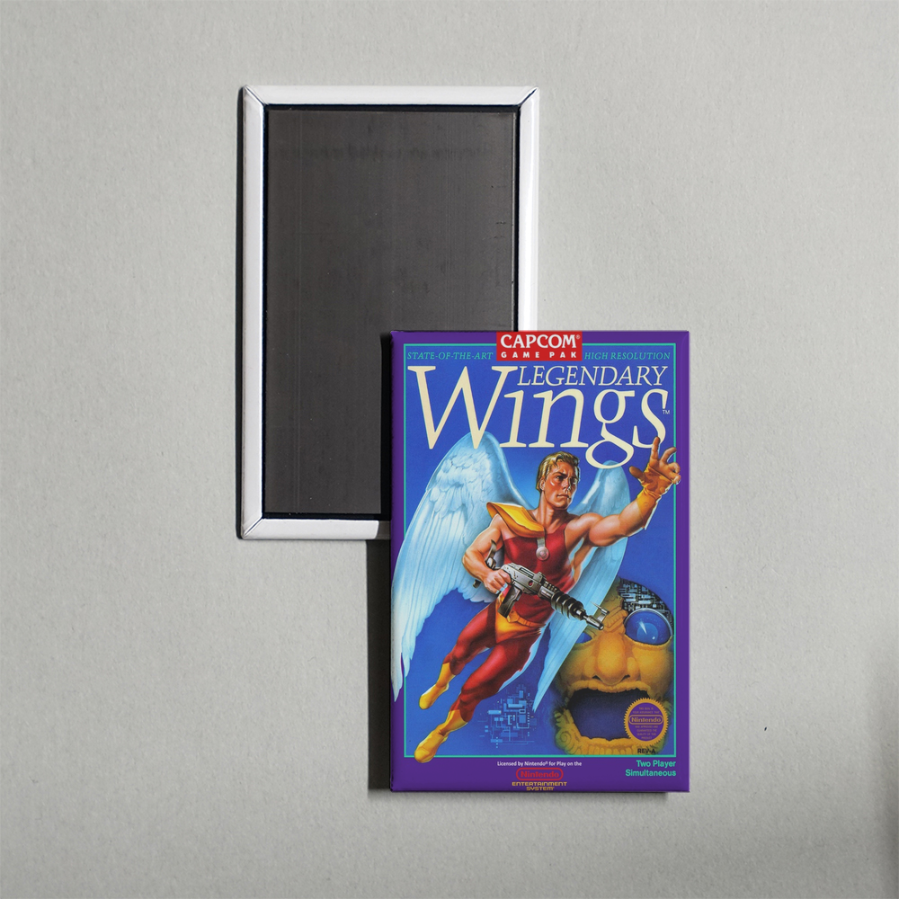 Nintendo NES Legendary Wings Mini Video Game Fridge Magnet