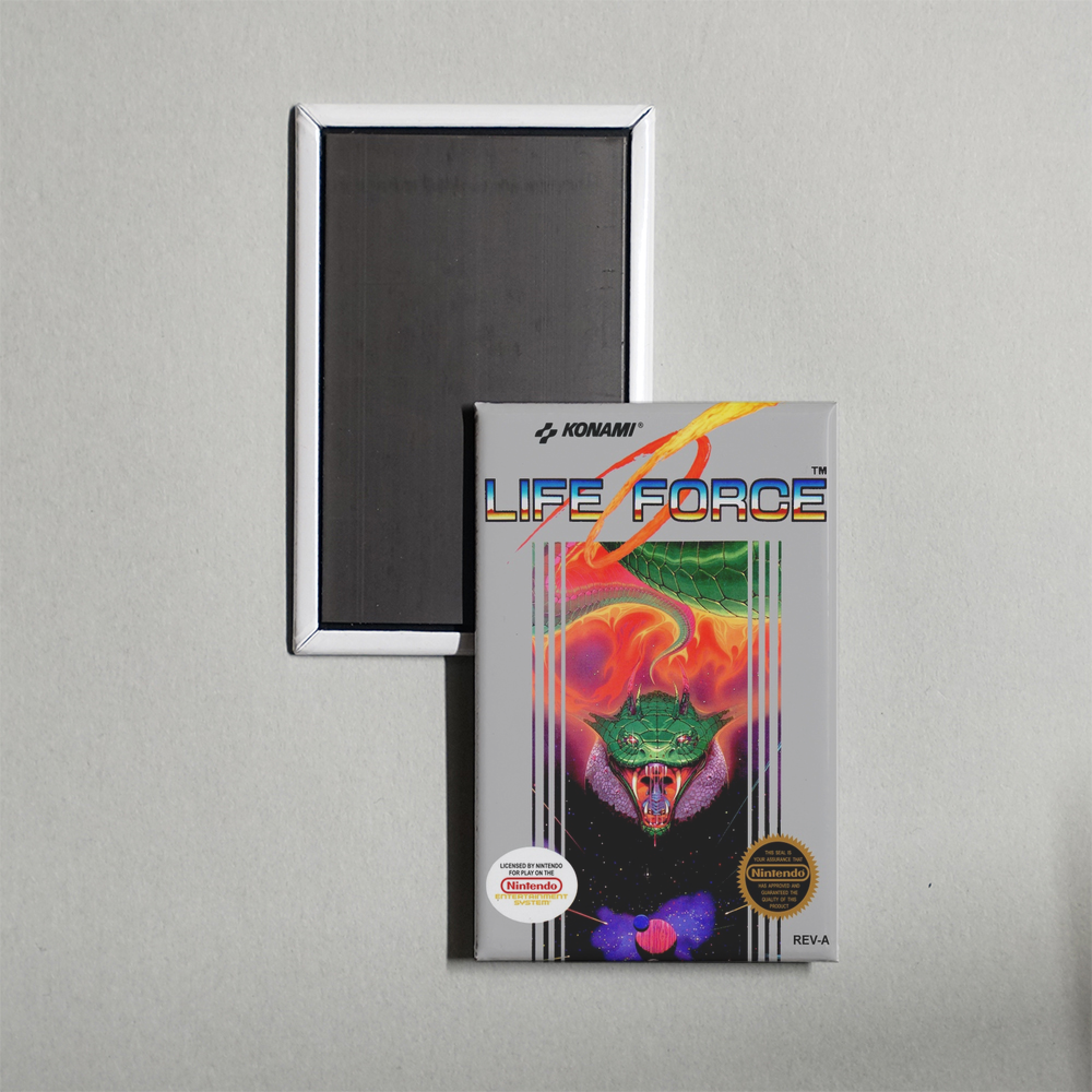 Nintendo NES Life Force Mini Video Game Fridge Magnet