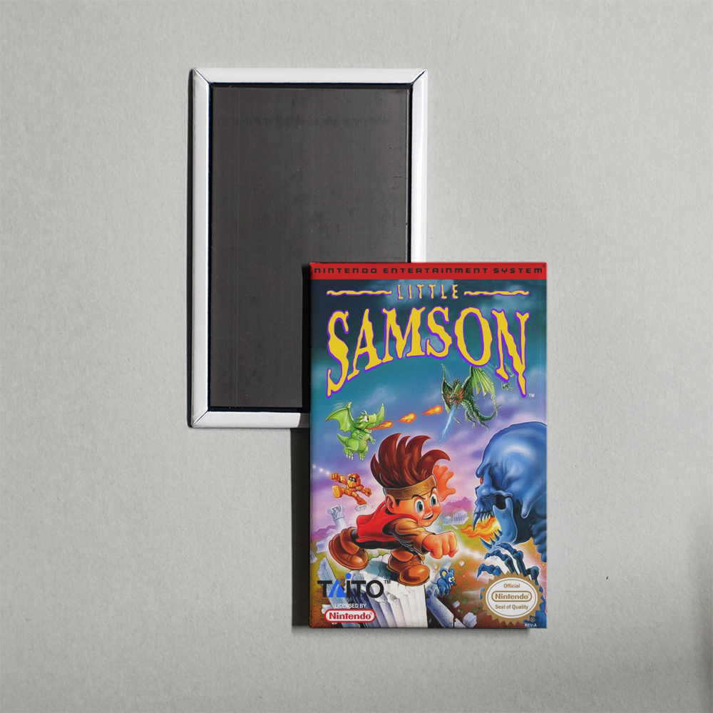 Nintendo NES Little Samson Mini Video Game Fridge Magnet