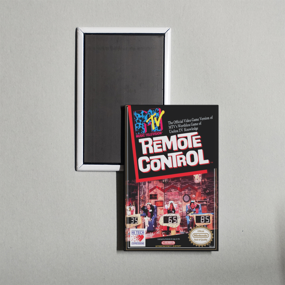 Nintendo NES MTV Remote Control Mini Video Game Fridge Magnet