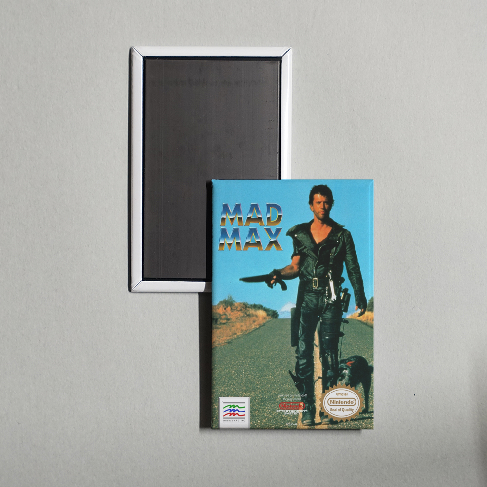 Nintendo NES Mad Max Mini Video Game Fridge Magnet