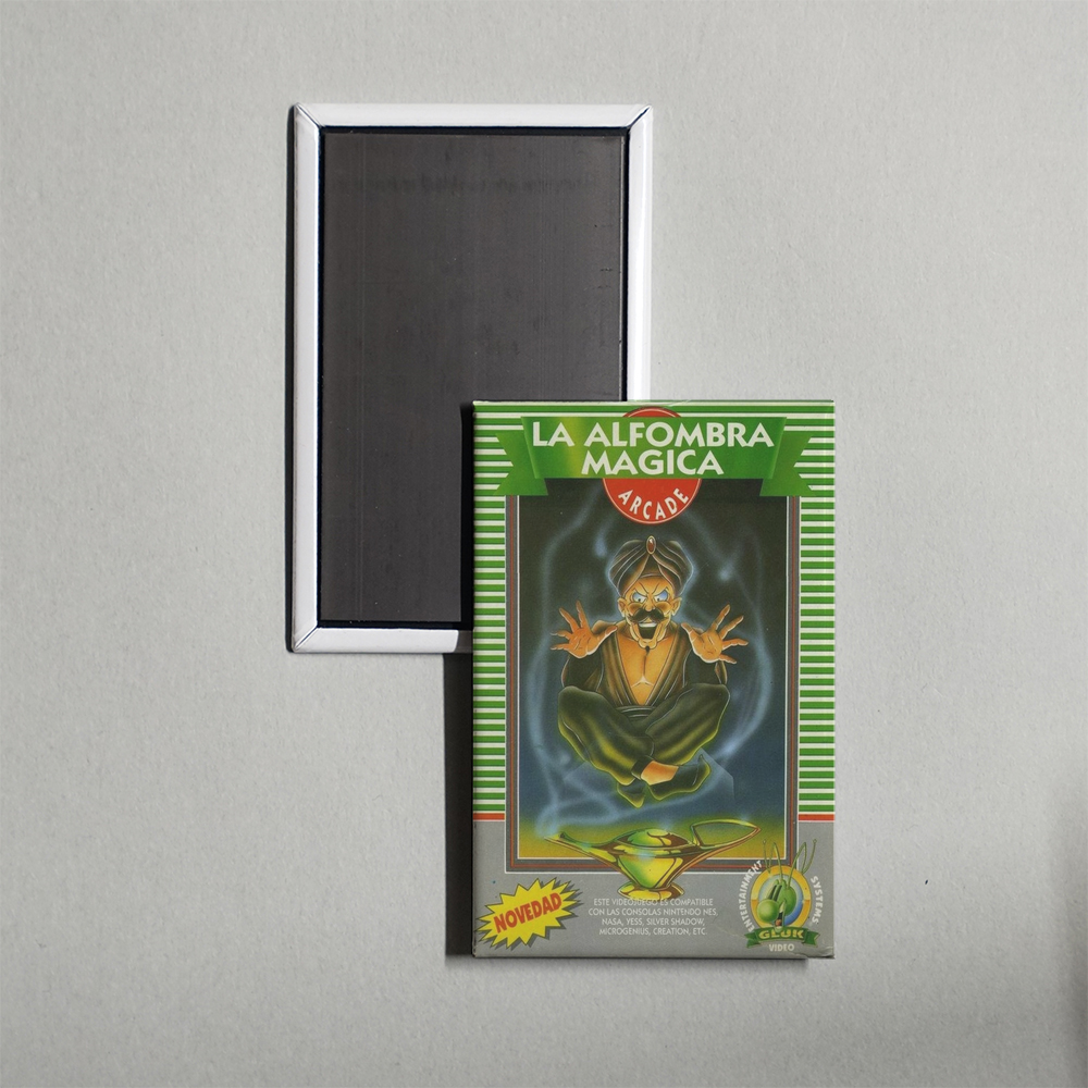 Nintendo NES Magic Carpet 1001 Mini Video Game Fridge Magnet