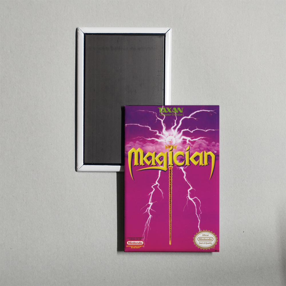 Nintendo NES Magician Mini Video Game Fridge Magnet