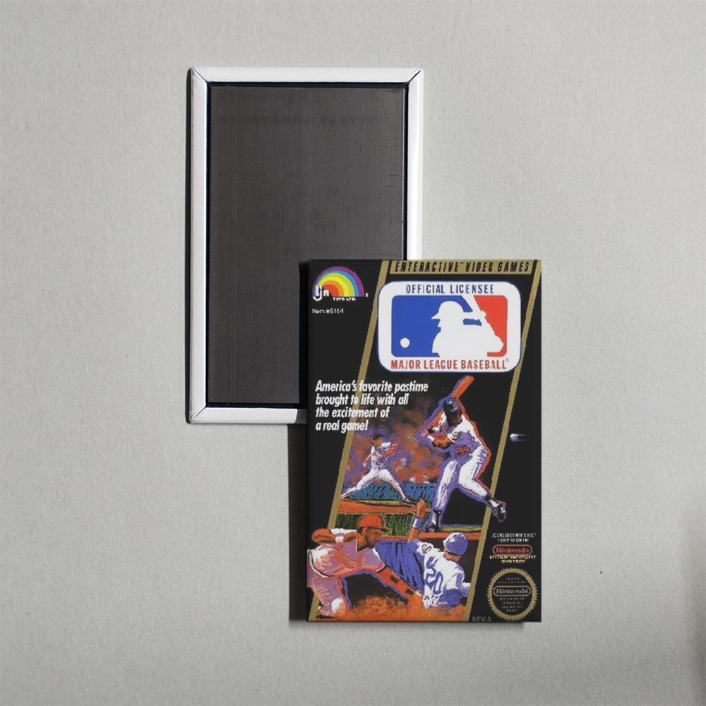 Nintendo NES Major League Baseball Mini Video Game Fridge Magnet