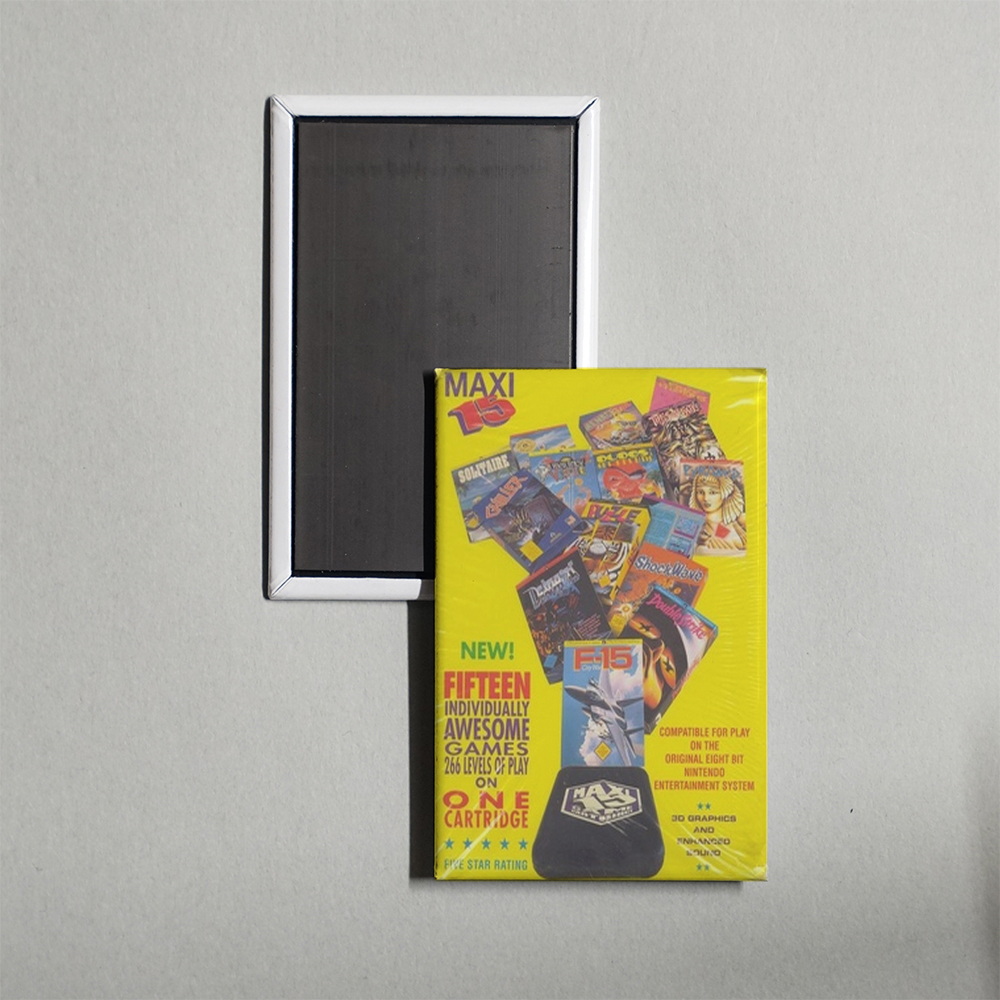 Nintendo NES Maxi 15 Mini Video Game Fridge Magnet