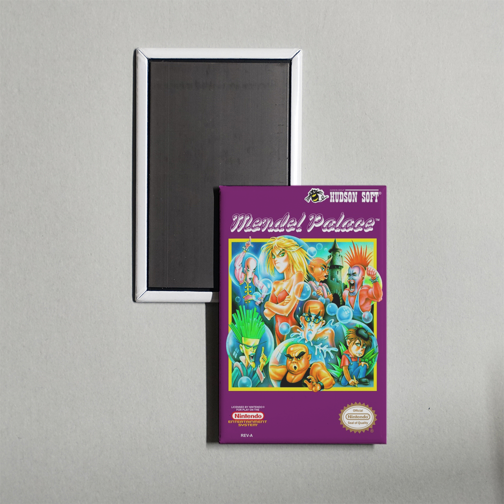 Nintendo NES Mendel Palace Mini Video Game Fridge Magnet