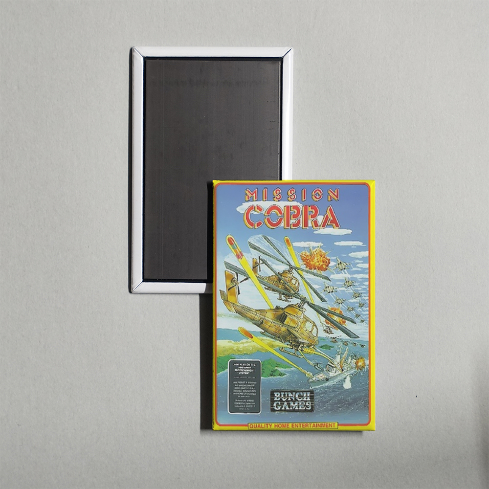 Nintendo NES Mission Cobra Mini Video Game Fridge Magnet