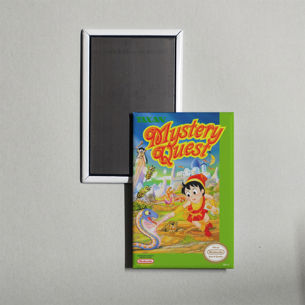 Nintendo NES Mystery Quest Mini Video Game Fridge Magnet