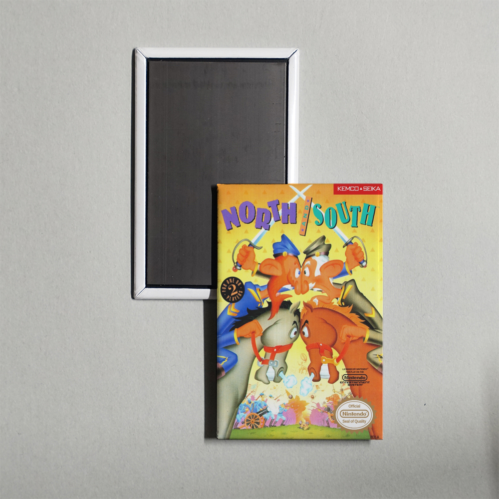 Nintendo NES North and South Mini Video Game Fridge Magnet