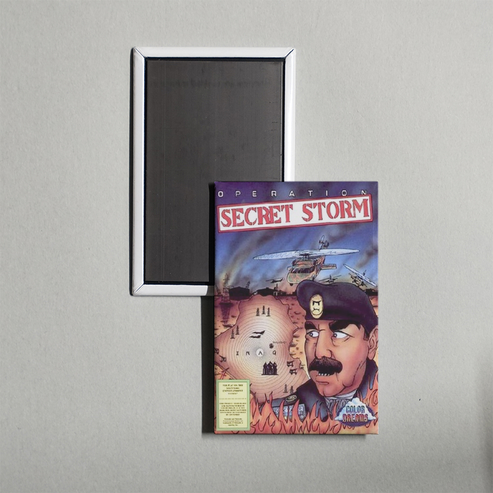 Nintendo NES Operation Secret Storm Mini Video Game Fridge Magnet