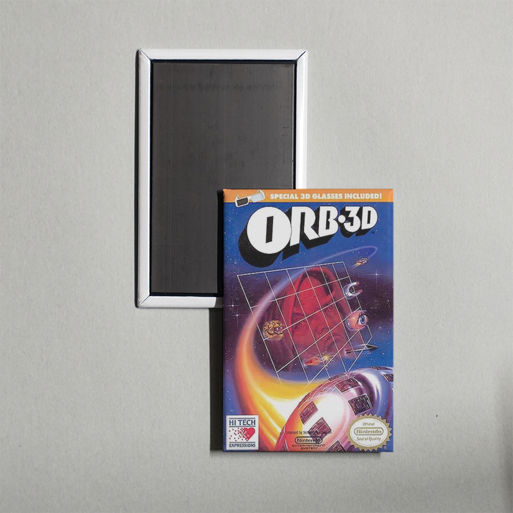 Nintendo NES Orb-3D Mini Video Game Fridge Magnet