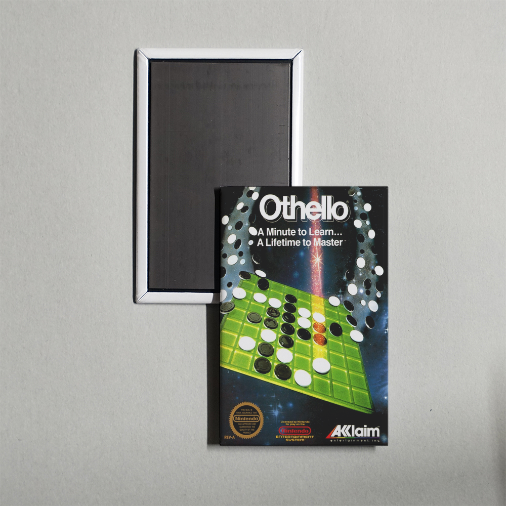 Nintendo NES Othello Mini Video Game Fridge Magnet