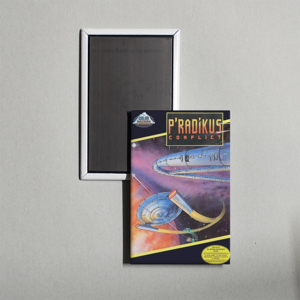 Nintendo NES P'Radikus Conflict Mini Video Game Fridge Magnet