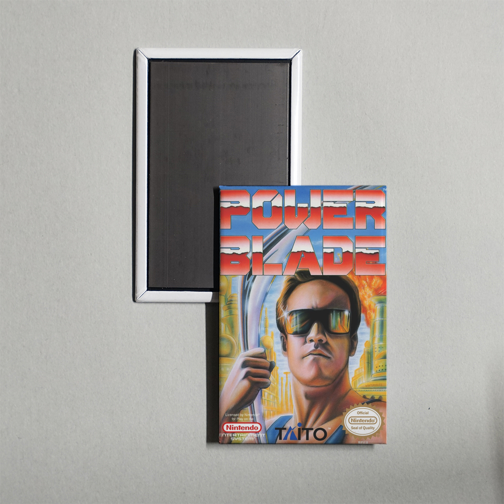 Nintendo NES Power Blade Mini Video Game Fridge Magnet