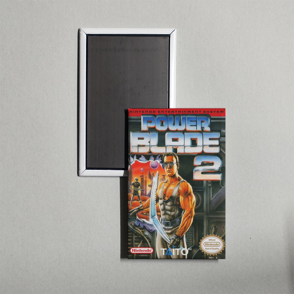 Nintendo NES Power Blade 2 Mini Video Game Fridge Magnet