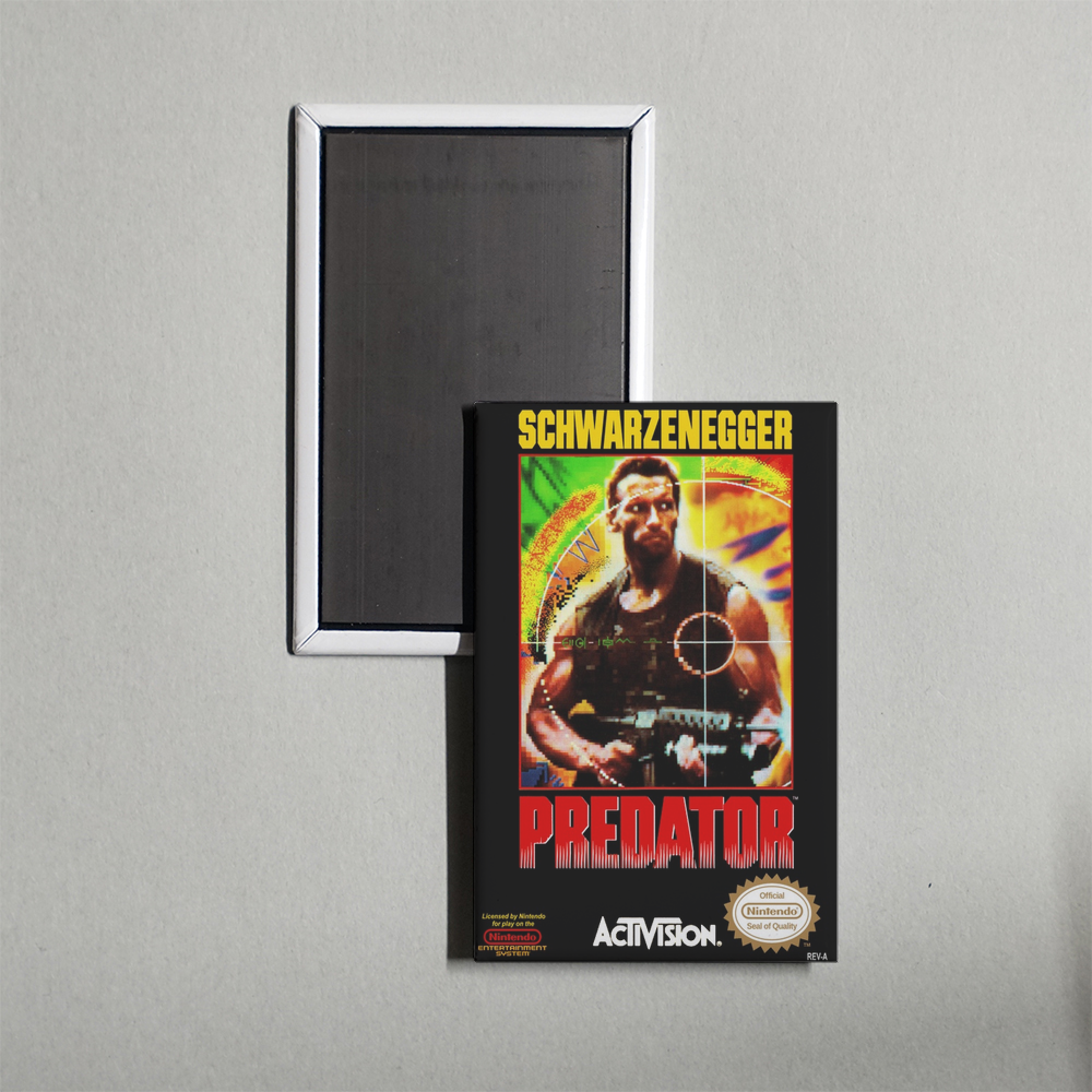 Nintendo NES Predator Mini Video Game Fridge Magnet