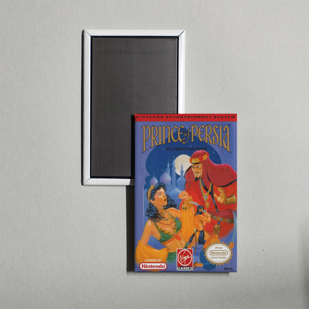 Nintendo NES Prince of Persia Mini Video Game Fridge Magnet