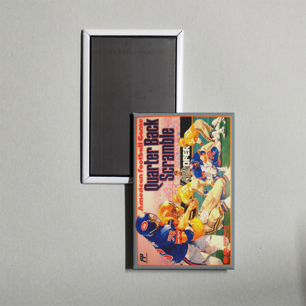 Nintendo NES Quarter Back Scramble Mini Video Game Fridge Magnet