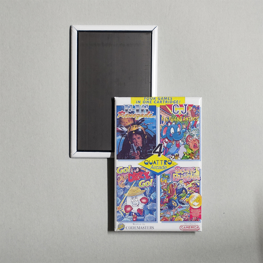 Nintendo NES Quattro Arcade Mini Video Game Fridge Magnet