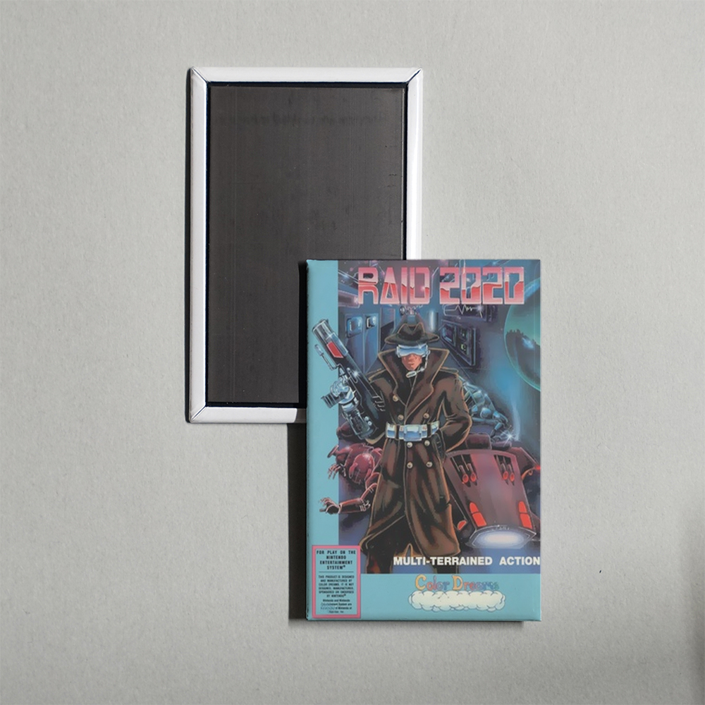 Nintendo NES Raid 2020 Mini Video Game Fridge Magnet